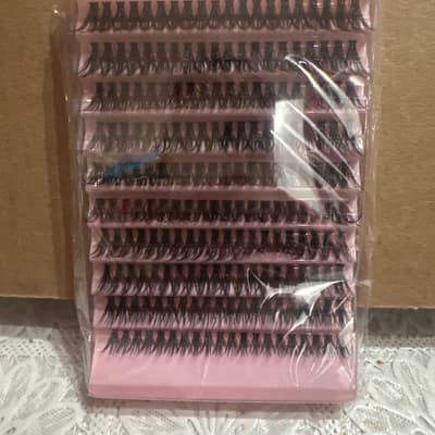 DIY Cluster Lash Extension Tray, 10 Rows Mixed Lengths
